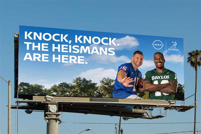 Knock Knock The Heismans Are Here Billboard