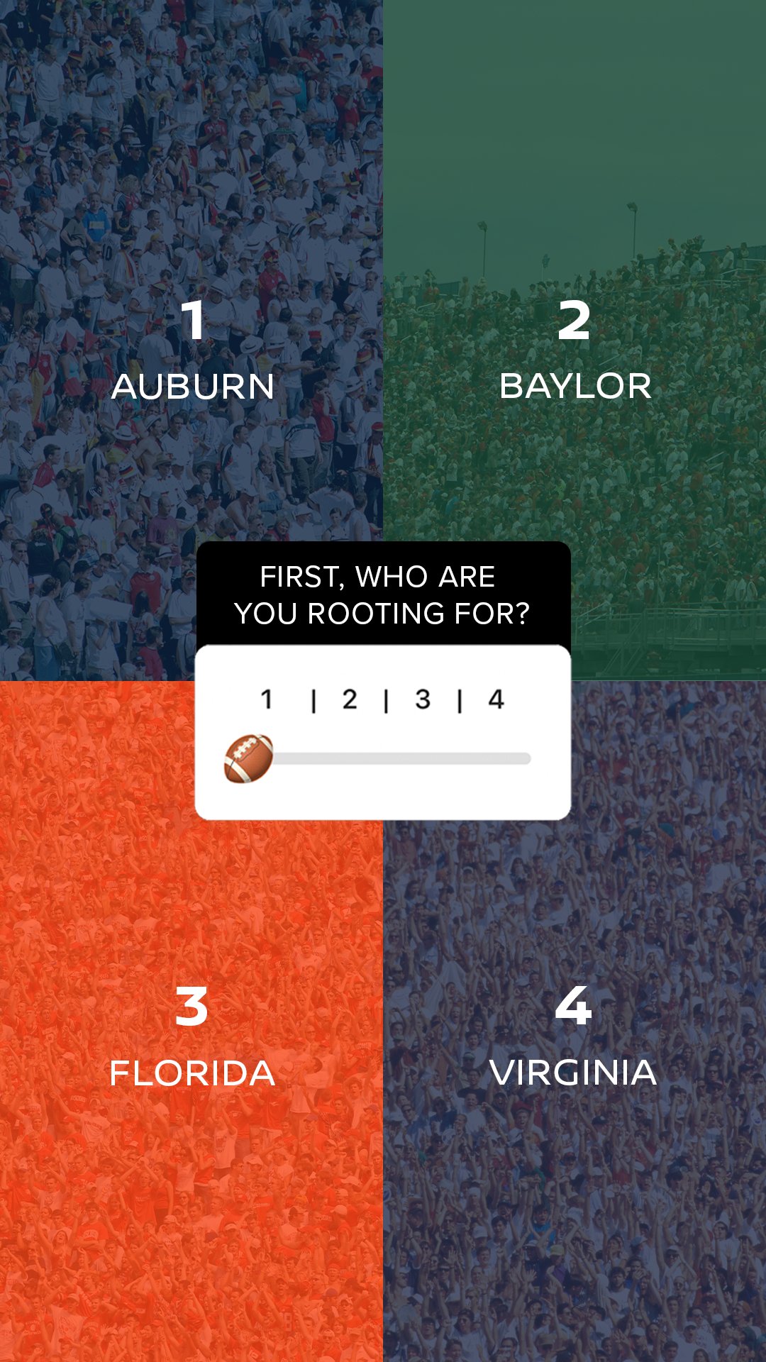 First Who Are You Rooting For